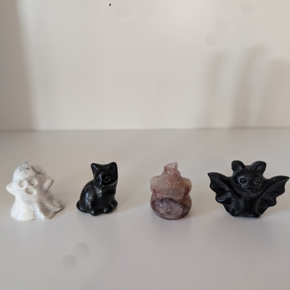 Set of Halloween Crystal Gemstones